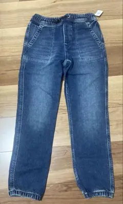 【未使用】GAPデニムブルー ウエストゴム パンツ 150cm