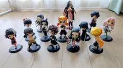 ​大量セット鬼滅の刃 フィギュア・缶バッジ まとめ売り／Qposket 一部難