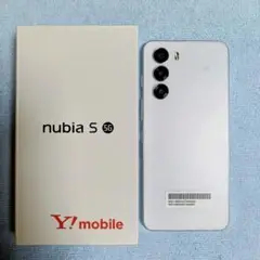 【美品 本体 おまけ付】ワイモバイル nubia S 5G A403ZT 白