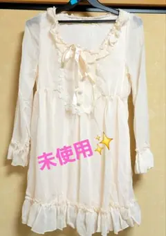 【未使用】パークガール　PARK GIRLトップス   7分丈　オフホワイト
