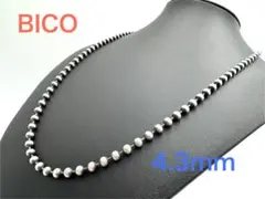 BICO ナバホパール風 丸型 ネックレス 60cm 刻印有のサムネイル