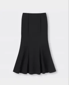 カットソーマーメイドロングスカート GU ブラック