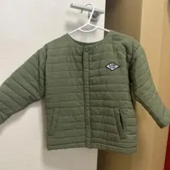 キッズ オリーブグリーン キルティングジャケット