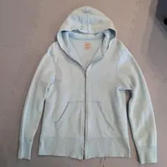 Sanca ライトブルー フード付きパーカー サイズS
