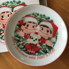ペコちゃん　クリスマスプレート　2009