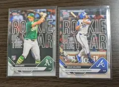 topps now ROY NICK KURTZ & DRAKE BALDWIN