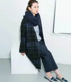 センスオブプレイス　チェックコート