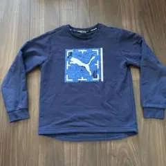 PUMA プーマスウェット　ネイビー　140サイズ