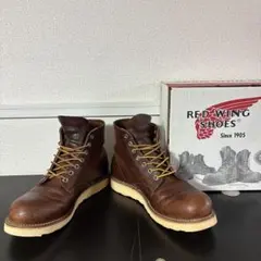 元箱付き！ビンテージ REDWINGレッドウイング8166赤茶プレーン71/2D 元箱付き！ビンテージ REDWINGレッドウイング8166赤茶プレーン71/2D
