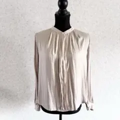 ブラウス 長袖 フォーマル パール付き 入学式 入園式 カジュアル