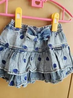 110.SISTER JEAN ドット柄フリルスカート