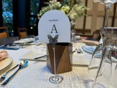 【美品】結婚式 テーブルナンバー A〜K スタンド付き ウェディング