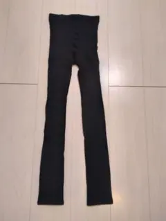 混綿　裏起毛ブラック スパッツ