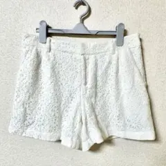 ✦OPAQUE.CLIP✦春夏　ホワイトショートパンツ　Lサイズ