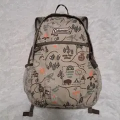 Coleman キャンプ柄 リュックサック