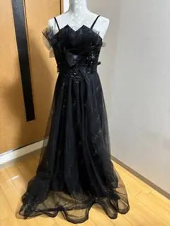 ロングドレスMサイズ 黒 ブラック