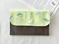 【訳あり】母子手帳ケース マルチケース 恐竜 ハンドメイド