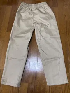 新品 GU ベージュ チノパン イージーパンツ ゴムウエスト Mサイズ メンズ
