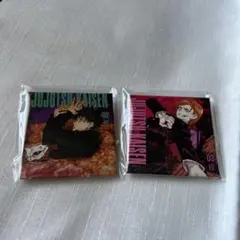 呪術廻戦　全サ　応募者全員サービス　スクエアカバー缶バッジ　伏黒恵　釘崎野薔薇