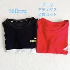 160cm プーマ＆アディダス Tシャツ2枚セット