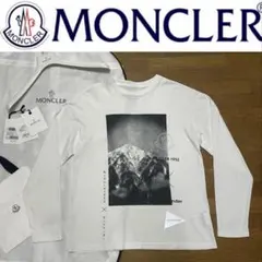 美品★MONCLER × and wanderコラボ長袖ロンT M-L相当のサムネイル