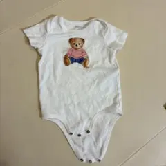 美品Ralph Lauren テディベア ボディスーツ 9M 75サイズ
