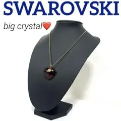 【箱付き】SWAROVSKI ビッグクリスタル　ハートモチーフ　ネックレス