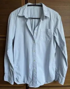無印良品　洗いざらし長袖シャツ