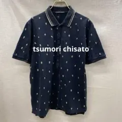 K403◯ tsumori chisato ポロシャツ メンズ ムンク柄のサムネイル
