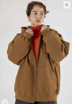 RODEO CROWNS フード付きブラウンジャンパー