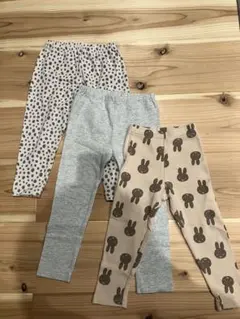 ユニクロ★レギンス3枚セット★100㎝