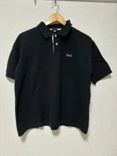美品✨ドルチェアンドガッバーナ　ポロシャツ　ネイビー　クラウン　イタリア製　XL 美品✨ドルチェアンドガッバーナ ポロシャツ ネイビー クラウン