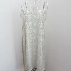 【KBF】花柄 キャミソールワンピース ロングワンピース サイズone