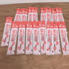 ZEBRA 油性ボールペン替芯 SK-0.7芯 赤 17本セットのサムネイル