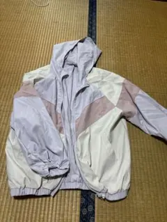 カジュアル ナイロンジャケット フード付き