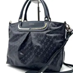 未使用品✨ゲラルディーニ 2way ショルダーバッグ ソフティ ダークネイビー