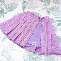 【FILA TEGTEG】プリーツスカート 105 女の子 パープル 匿名配送