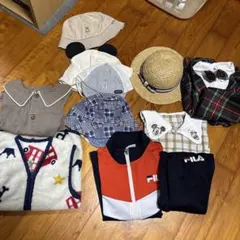 キッズ服 帽子 小物 まとめ売り FILA他　110サイズのサムネイル