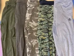 (5本まとめ)ZARA・Reebok・RUBIK等ジョガー・スウェットパンツ
