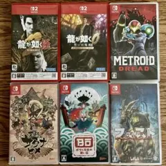 6本セット まとめ売り Switch Switch2 ソフト パッケージ版のサムネイル