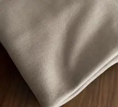 《ニット生地》 ★訳あり★裏毛ニット★ベージュ