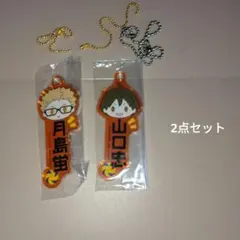 一番くじ　ハイキュー　ちょこのっこアクリルチャーム　月島蛍・山口忠
