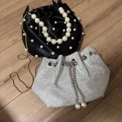 昭和レトロ ビーズバッグ 2点 セット セール 5750➡️5000円 - メルカリ