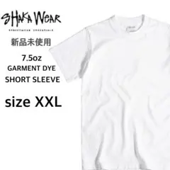 【シャカウェア】新品未使用 7.5oz ガーメントダイ Tシャツ 白 XXL