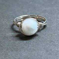 WR631 天然石 パワーストーン ワイヤーリング スミソナイト