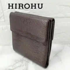 HIROFU ヒロフ Hロゴ 二つ折り財布 レザー コンパクトウォレットのサムネイル
