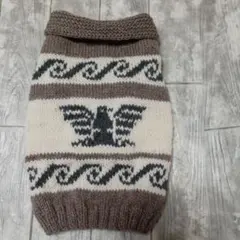 犬の手編みセーター