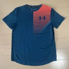 Under Armour ネイビー/オレンジ トレーニングシャツ YMD/JM