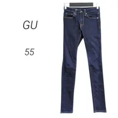 【ジーユー】ウルトラストレッチスキニージーンズ スキニーデニム 小さいサイズ