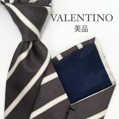 【美品】ヴァレンティノ ネクタイ ストライプ 高級